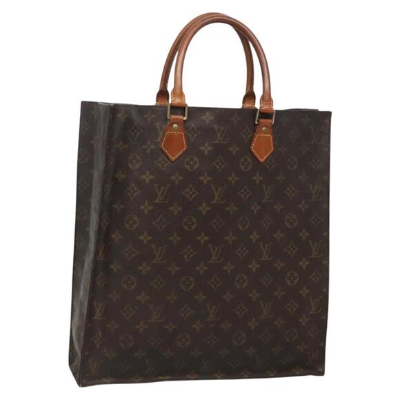 LOUIS VUITTON Monogram Sac Plat Hand Bag M51140 - Picture 1 of 12